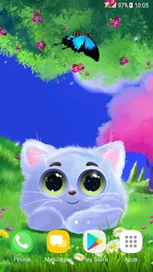 Animated Cat Live Wallpaper screenshot 0