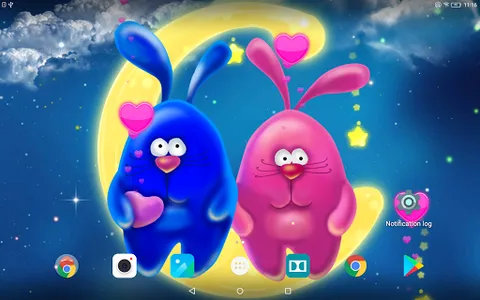 Bunnies Romantic Live Wallpape screenshot 6