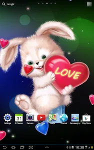 Cute Bunny Live Wallpaper screenshot 7