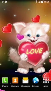 Cute Cat Live Wallpaper screenshot 2