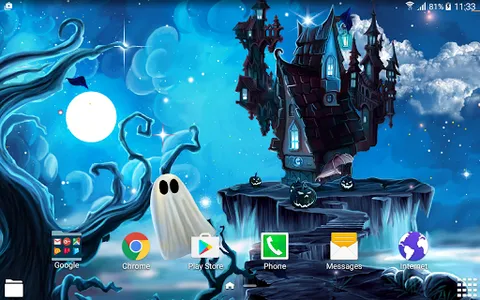 Halloween Live Wallpaper screenshot 4