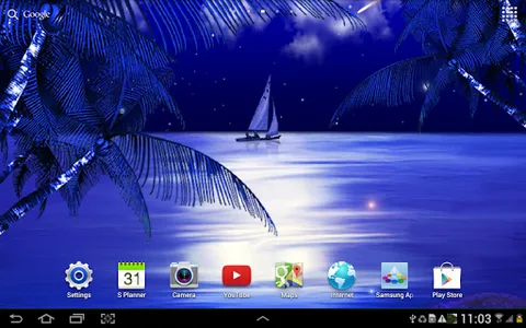 Night Beach Live Wallpaper screenshot 4