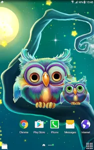 Cute Owls Live Wallpaper screenshot 4