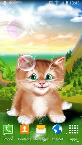 Kitten Live Wallpaper screenshot 0