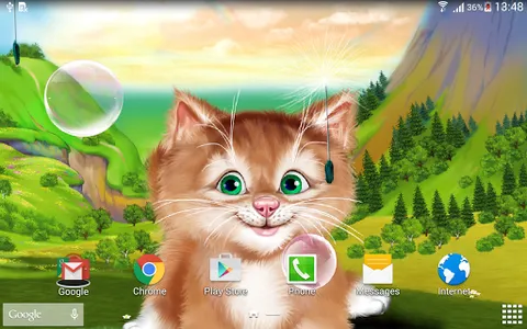 Kitten Live Wallpaper screenshot 3