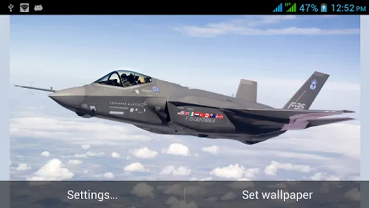 Military Aircraft Live Wallpap screenshot 2