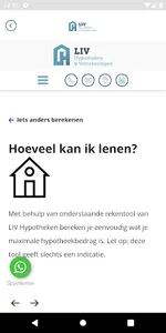 LIV Hypotheken screenshot 2