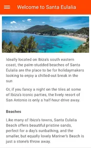 Santa Eulalia Travel Guide Ibi screenshot 0