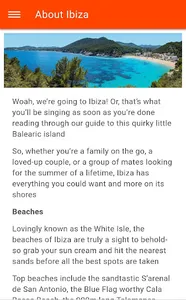 Santa Eulalia Travel Guide Ibi screenshot 1