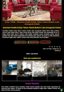 Lüks Koltuklar screenshot 15