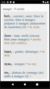 Dictionnaire Nengee-Fr-En screenshot 2