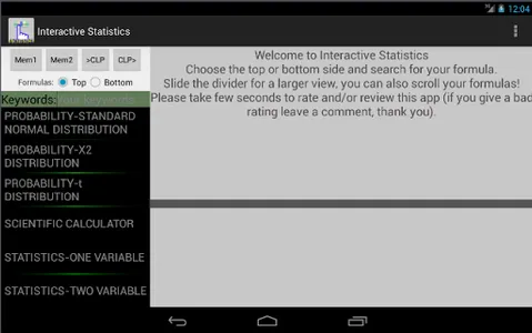 Interactive Statistics PRO screenshot 5