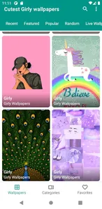 Girly wallpaper and Background screenshot 0