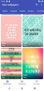 Teen wallpapers and Background screenshot 0