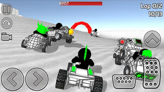 Stickman Car Racing screenshot 0