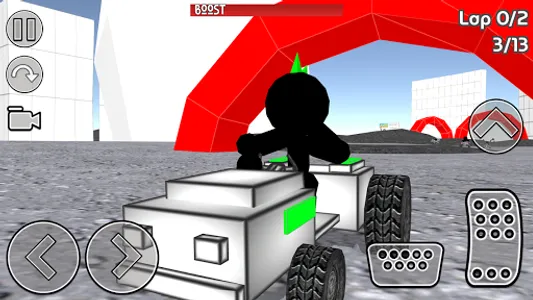 Stickman Car Racing screenshot 1