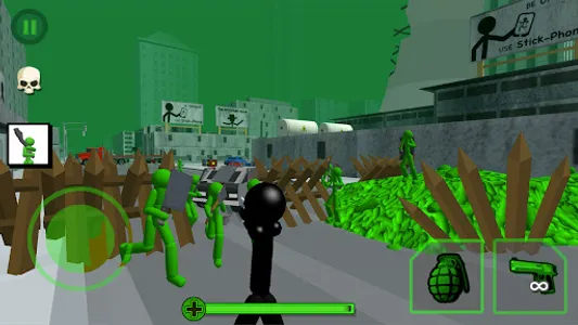 Stickman Zombie Shooting 3D screenshot 1