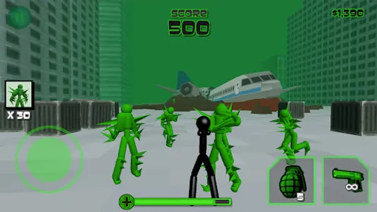 Stickman Zombie Shooting 3D screenshot 3