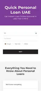 Loan Dubai -  Quick Approval screenshot 0