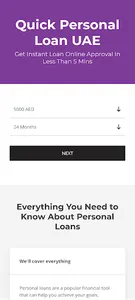 Loan Dubai -  Quick Approval screenshot 2