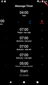 Rolletic Massage Timer screenshot 1