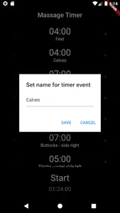 Rolletic Massage Timer screenshot 2