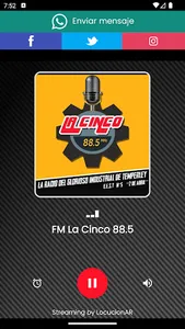 FM La Cinco 88.5 screenshot 2
