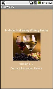 Lodi Winery Finder for Phones screenshot 0