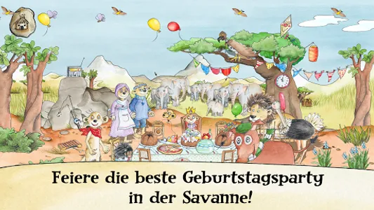 Tafiti Savannenparty Lernspiel screenshot 0