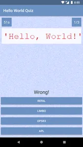 Hello World Quiz screenshot 3