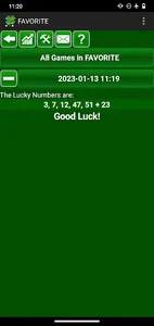 Lottery numbers generator screenshot 6