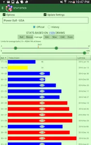 Lotto generator & statistics screenshot 15