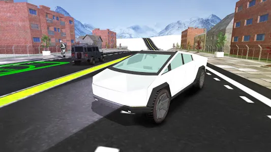 Cyber Truck Snow Drive: Pickup screenshot 10