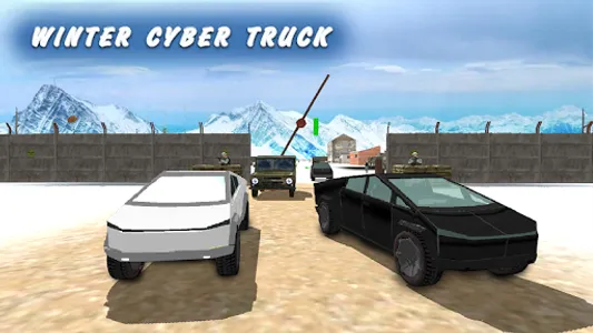 Cyber Truck Snow Drive: Pickup screenshot 14