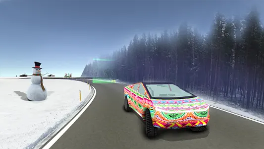 Cyber Truck Snow Drive: Pickup screenshot 3
