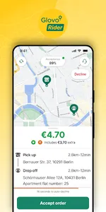 Glovo Rider for Couriers screenshot 0