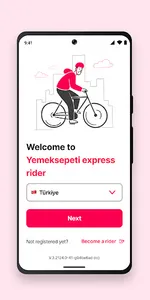 Yemeksepeti Express Rider App screenshot 3