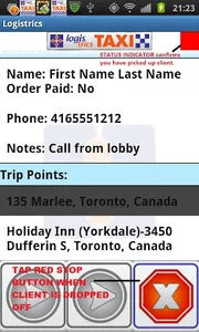 Logistrics Taxi screenshot 2