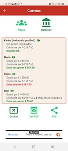 Gastos OK, ¡Lo Justo es Justo! screenshot 1