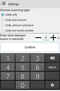 LoMag Barcode Scanner to Excel screenshot 8