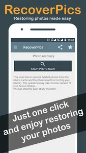 Restore deleted photos screenshot 0