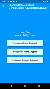 Laporan Sekolah Sabat screenshot 2