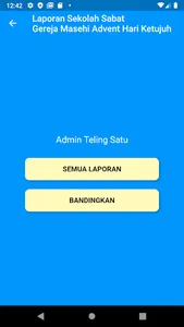 Laporan Sekolah Sabat screenshot 3