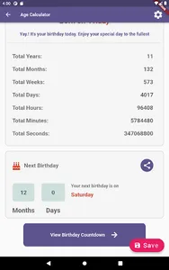 Age Calculator - Date of Birth screenshot 10