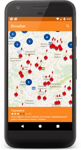 Rivnefish: рибні місця screenshot 0