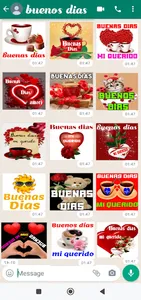 Pegatinas de buenos dias screenshot 1