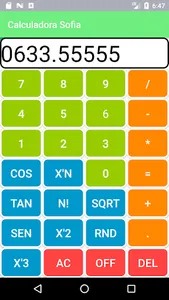 Calculadora Sofia screenshot 1
