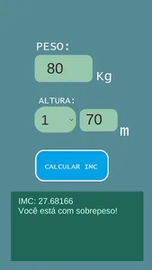 IMC - Calculadora screenshot 1