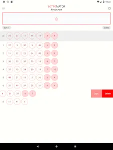 Lottomator screenshot 6