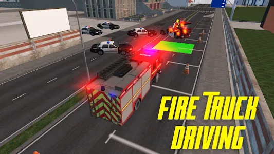 Fire Truck Driving Simulator screenshot 12